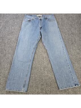 Levi's 569 Jeans Mens 34x32 Light Wash Relaxed Straight Vintage Denim
